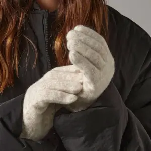 cosy ribbed cuff gloves