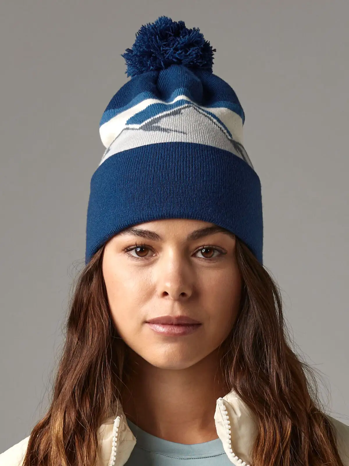mountain peaks pom pom beanie mountain peaks pom pom beanie