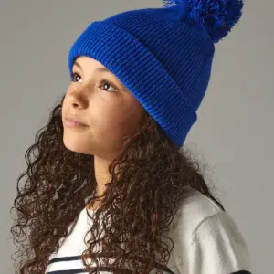 junior reflective bobble beanie
