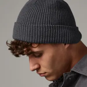 organic cotton waffle beanie
