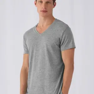 t shirt v neck triblend uomo