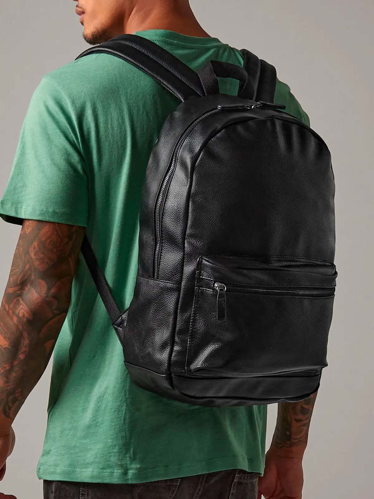 faux leather fashion backpack faux leather fashion backpack