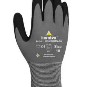 nitrile foam glove