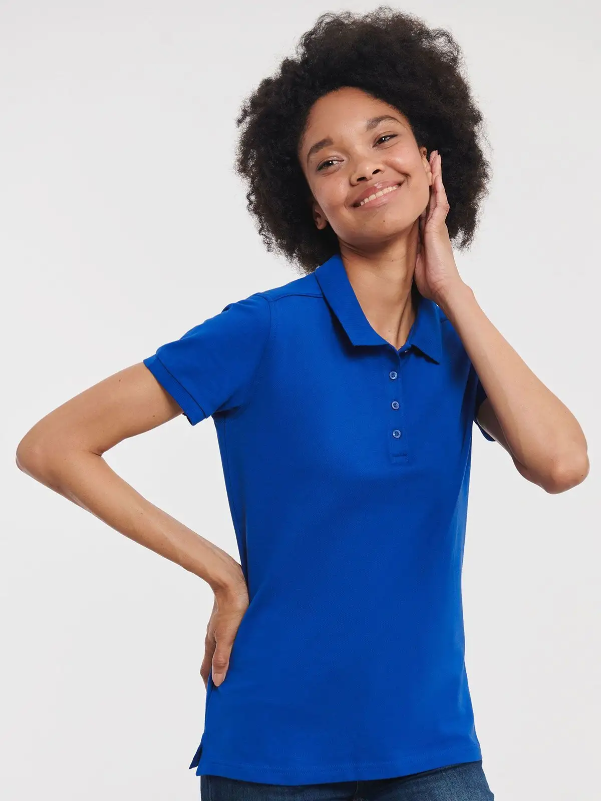 ladies’ tailored stretch polo ladies’ tailored stretch polo