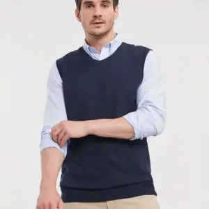 adults’ v neck sleeveless knitted pullover