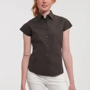 ladies’ short sleeve easy care fitted shirt