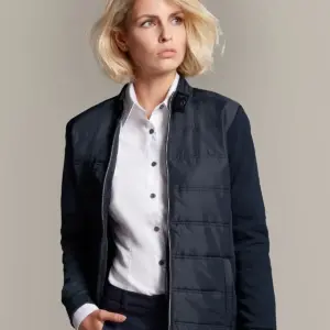 ladies’ hybrid sweat jacket