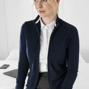 ladies’ zip cardigan