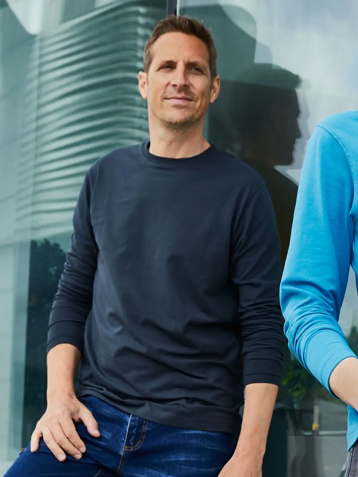 men’s bio stretch longsleeve work – solid men’s bio stretch longsleeve work – solid