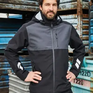 hardshell workwear jacket