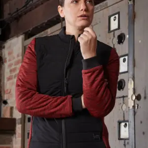 ladies’ padded hybrid jacket