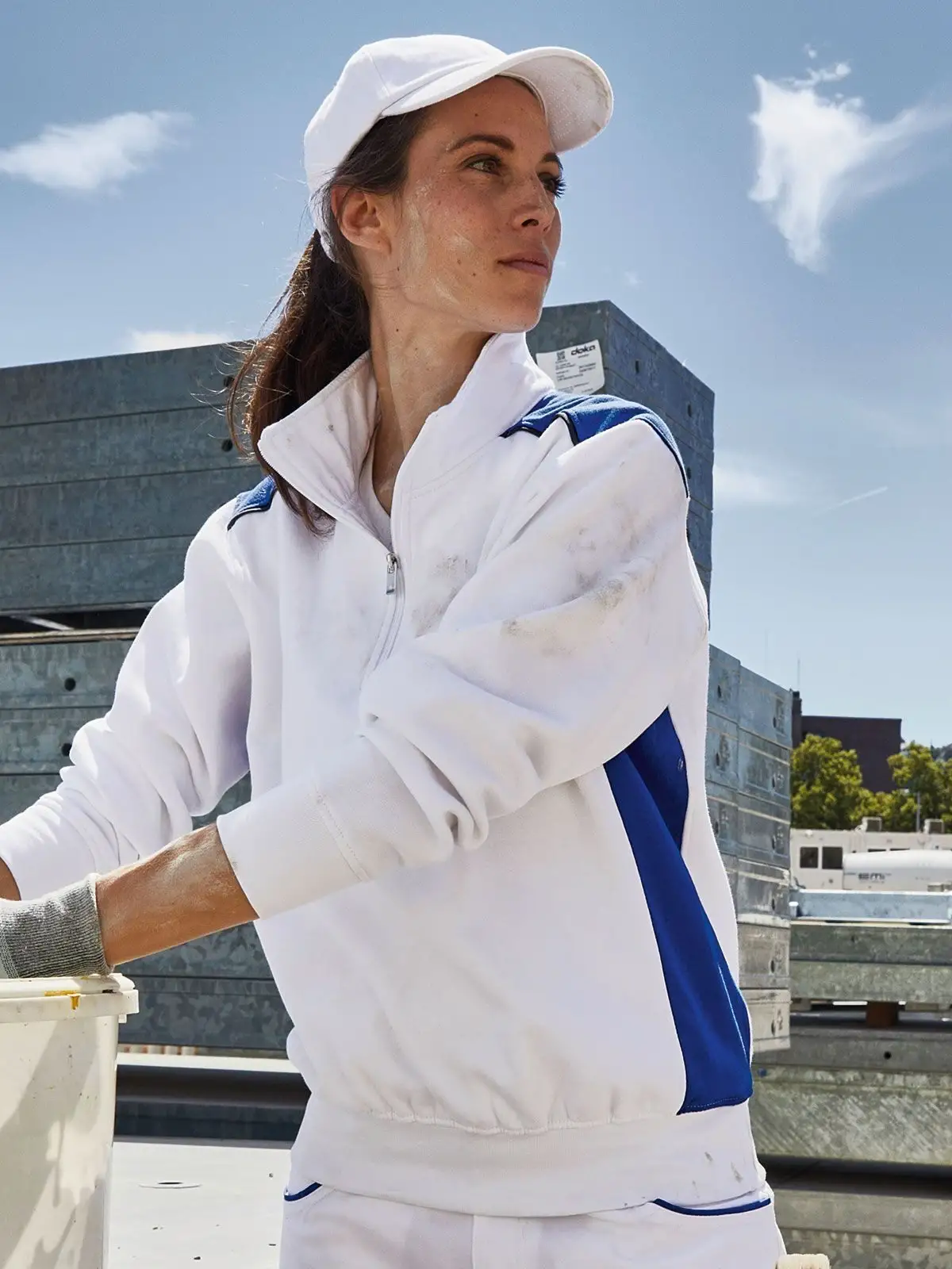 workwear half zip sweat – color workwear half zip sweat – color