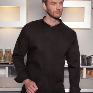 pull over chef’s shirt long sleeve basic