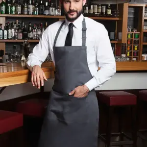 bistro apron basic with buckle and pocket