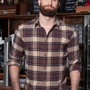men’s checked shirt urban trend
