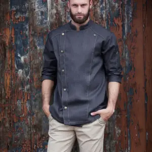 chef jacket jeans style