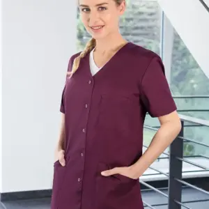 ladies work smock with press studs – essential