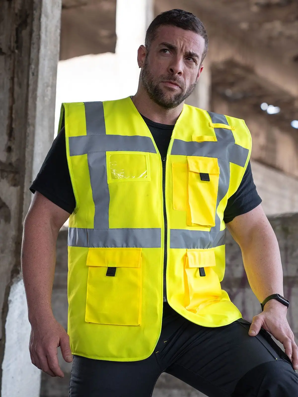 padded comf . exec. safety vest wismar padded comf . exec. safety vest wismar