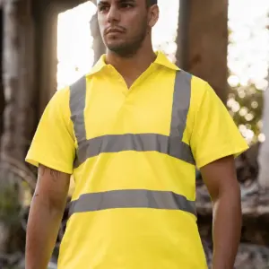 hi viz polo shirt