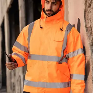 hi vis rain lite jacket