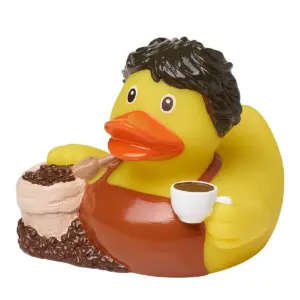 squeaky duck, coffee