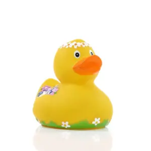 squeaky duck, flower design