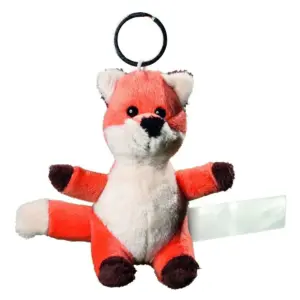 plush fox with keychain