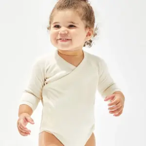 baby long sleeve kimono bodysuit
