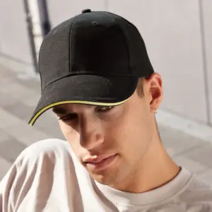 6 panel sandwich cap