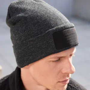 beanie with patch – thinsulate