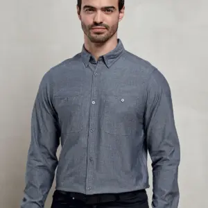 men’s organic chambray fairtrade shirt