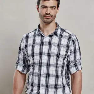 men’s long sleeve ‘ginmill’ check shirt