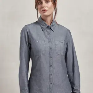 women’s organic chambray fairtrade shirt