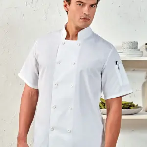 short sleeve chef’s jacket