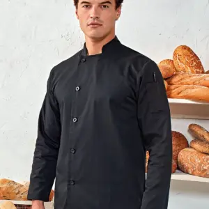 Γ’ΒΒessential’ long sleeve chef’s jacket