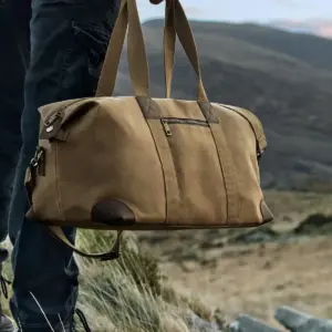 heritage waxed canvas holdall
