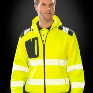 recycled robust zipped safety hoody