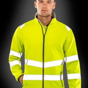 recycled printable safety softshell