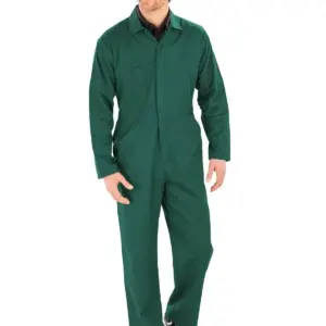 recycled action overall with zip front