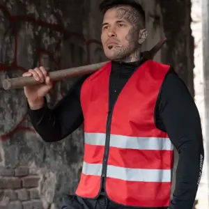 korntex safety vest with zipper cologne
