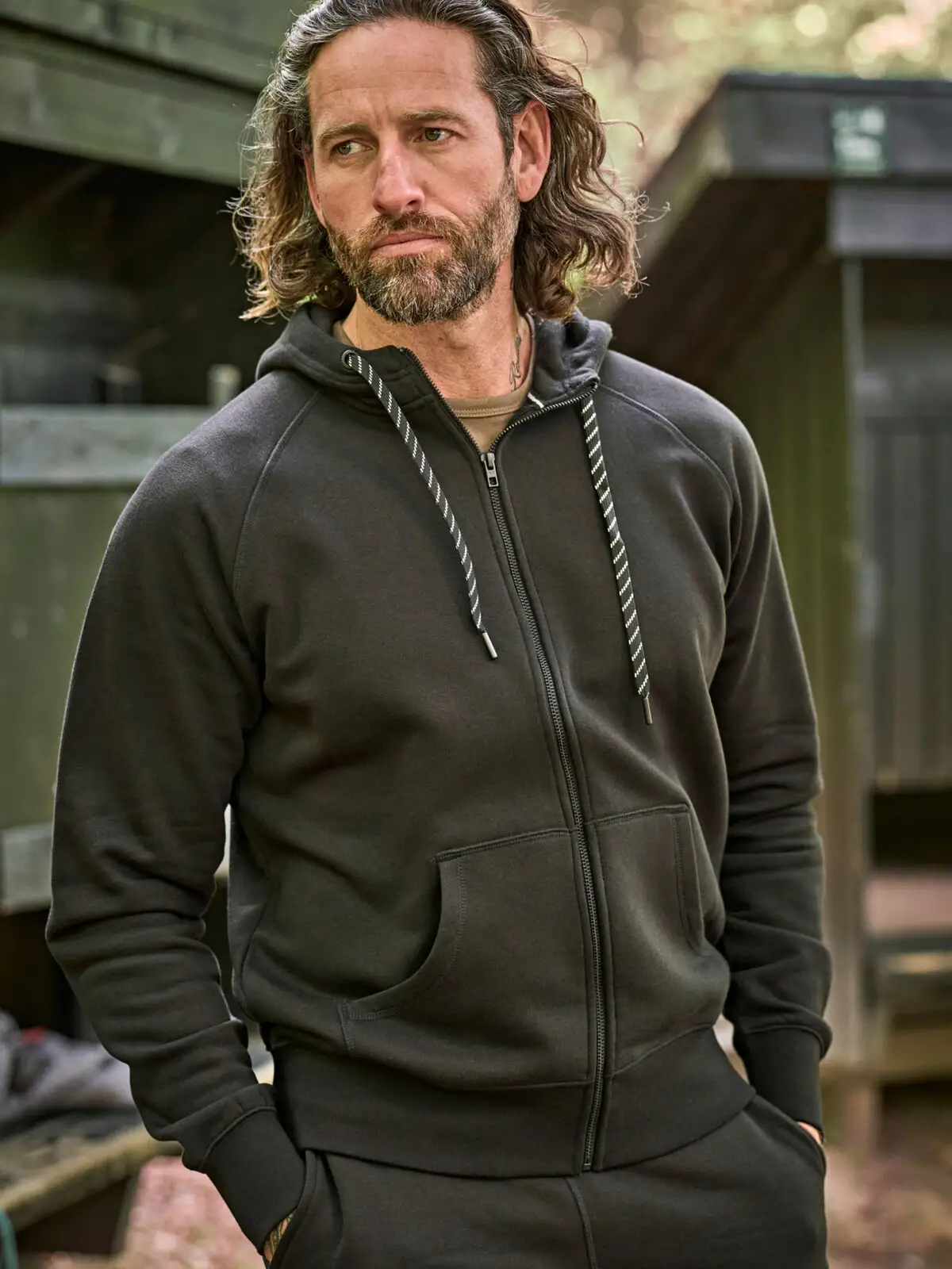 fashion full zip hood fashion full zip hood