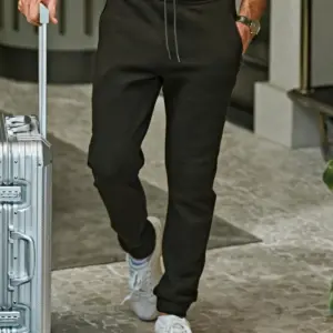 ribbed interlock pants