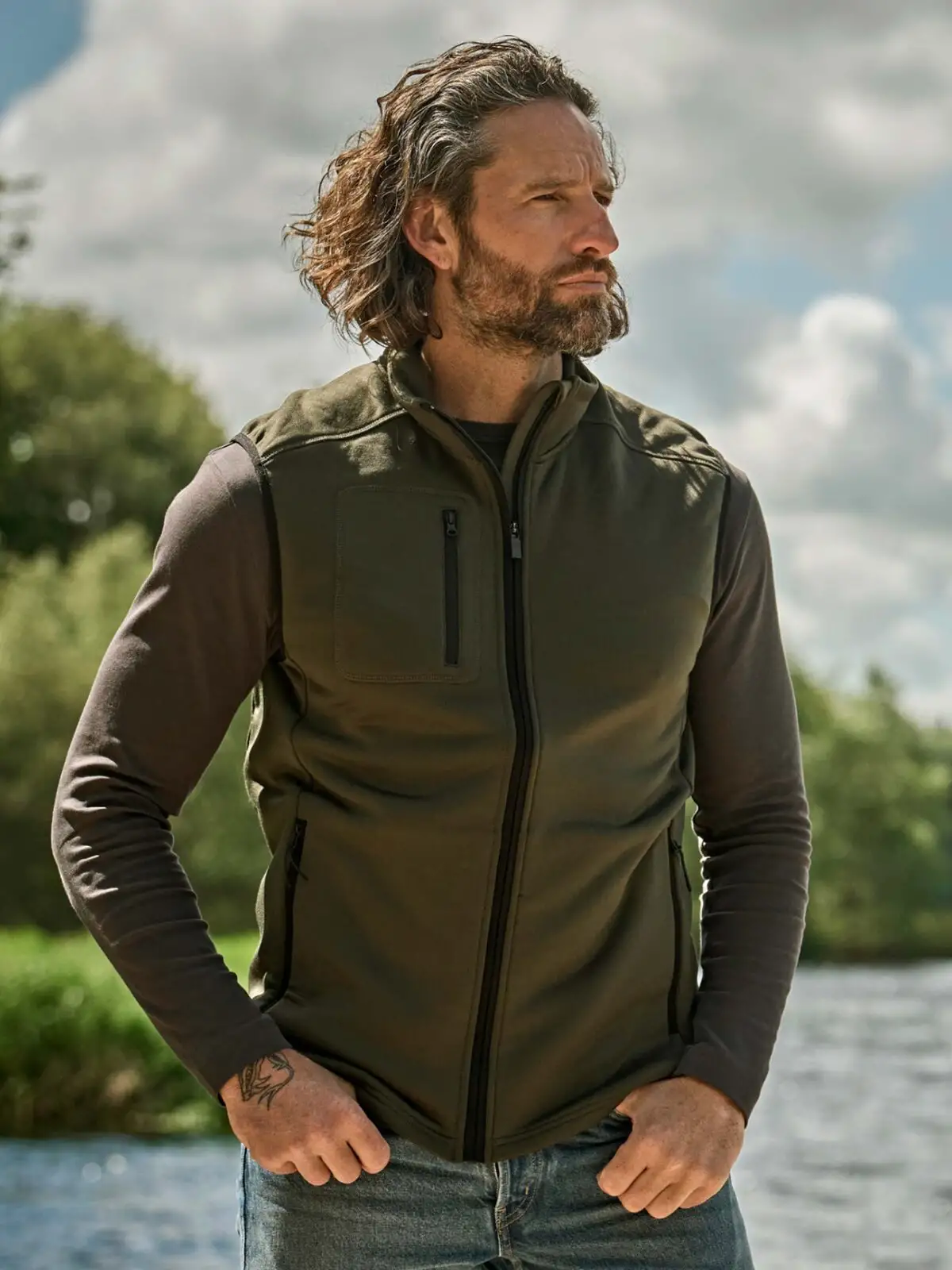 stretch fleece bodywarmer stretch fleece bodywarmer