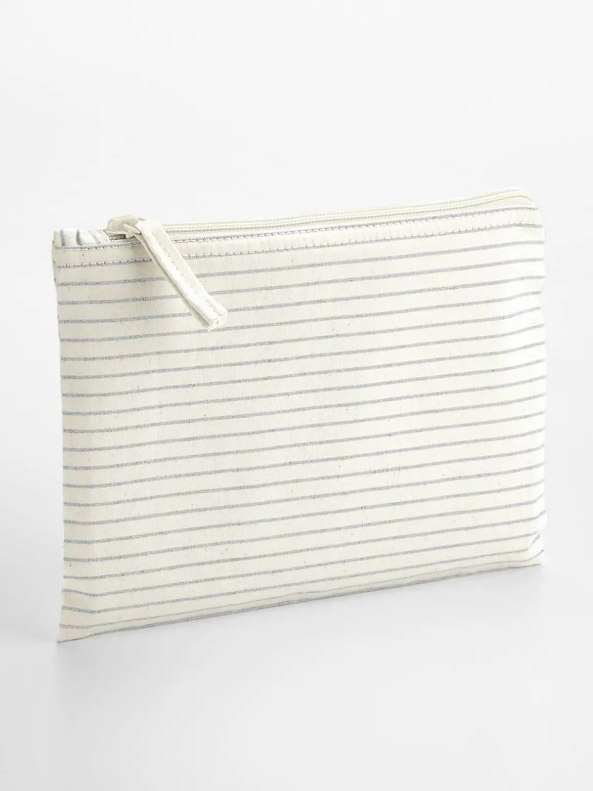 striped organic cotton accessory pouch striped organic cotton accessory pouch