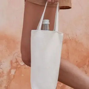 fairtrade cotton bottle bag