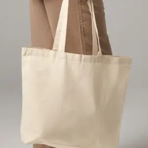 recycled cotton maxi tote